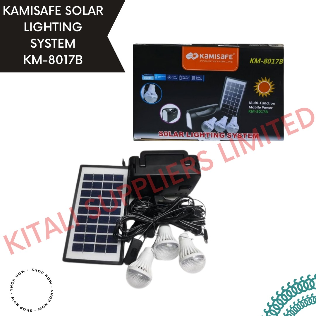 KAMISAFE 8017B solar lighting system .