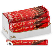 Lindt Lindor Milk Chocolate Sticks 24x38G