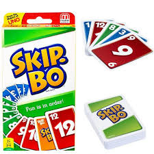 Mattel Games UNO:SKIP BO Card Game Multiplayer UNO Card Game Family Party Games