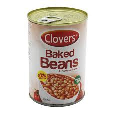 CLOVERS BAKED BEANS IN TOMATO SAUCE 420 G