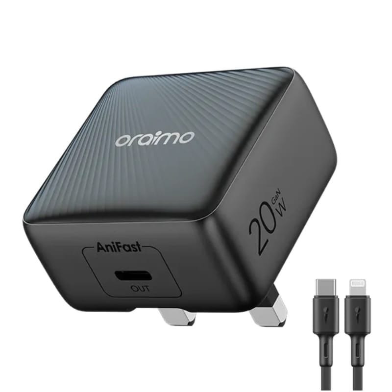 Oraimo PowerCube 20 Chic 20W GaN Wall Charger Kit