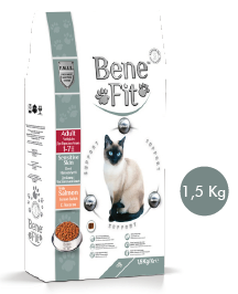 Benefit Feline Adult Sensitive Skin with Salmon 2222 1.5kgs