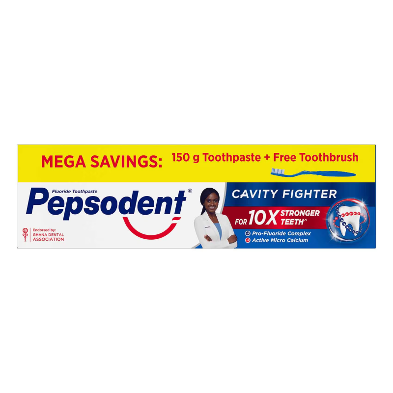 PEPSODENT TP CAVITY+TB SC 72X(150G+1PC)