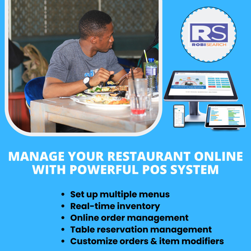 POINT OF SALE SYSTEM FOR RESTAURANT