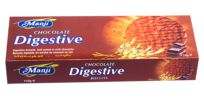 Manji Chocolate Digestive Biscuits 150g