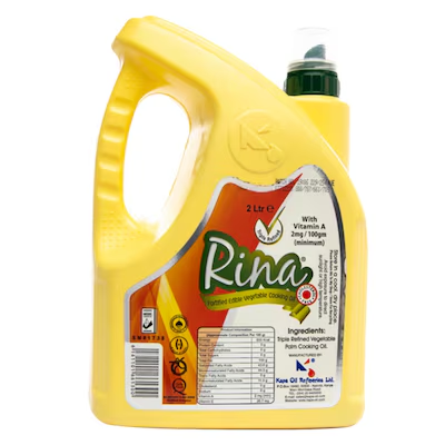 Rina Vegetable Oil 8x2lit Plastic Jerican