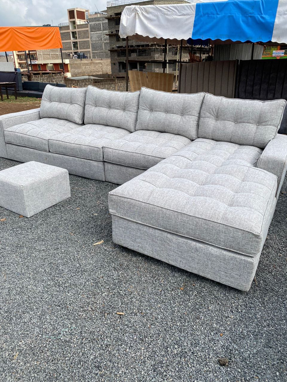Lshaped 7 seater sectional sofa