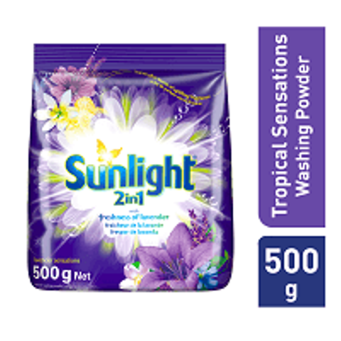 Sunlight 2 in 1 Hand Washing Powder Lavender Sensations 500g