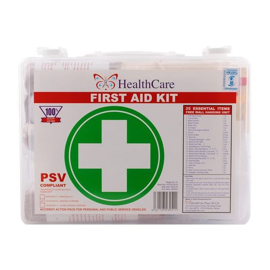 Clear First Aid Kit - Medium