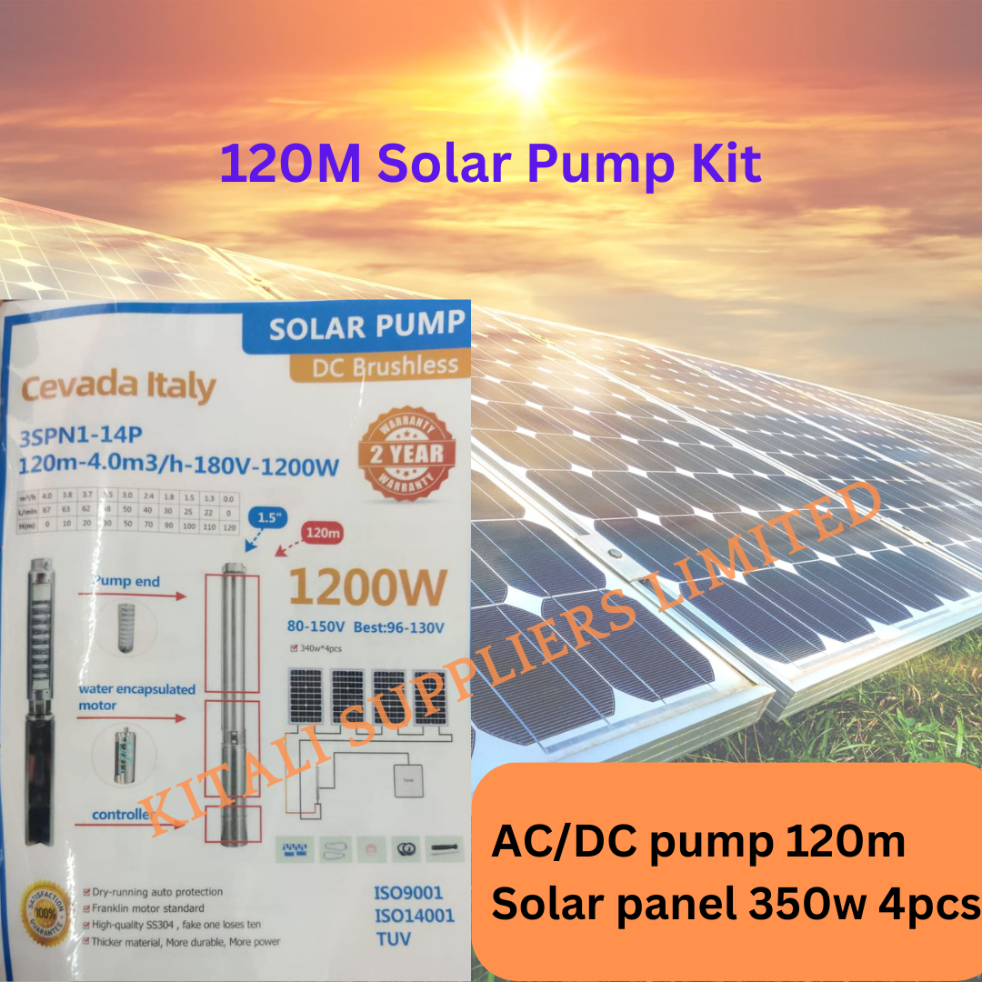 Cevada 120m 1200w Power Solar Direct Pump 120m