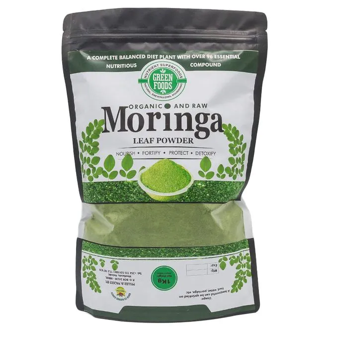Back 2 Nature Organic And Raw Moringa Leaf Powder 1KG