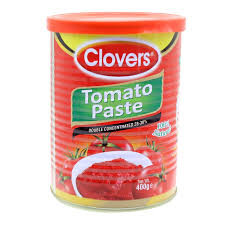 CLOVERS TOMATO PASTE IN TIN 400G