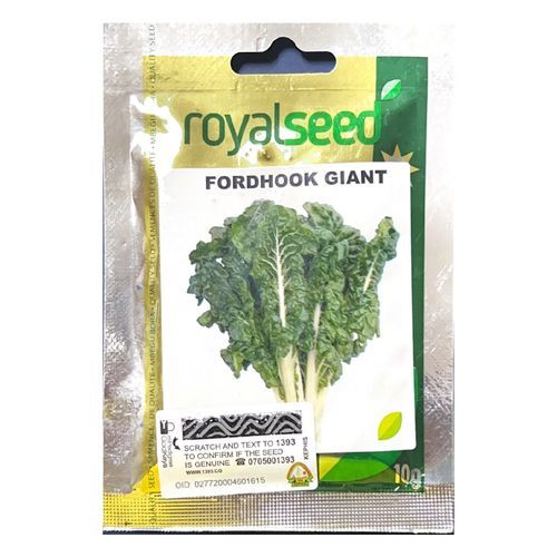 Royal SWISS CHARD FORDHOOK GIANT SPINACH SEEDS