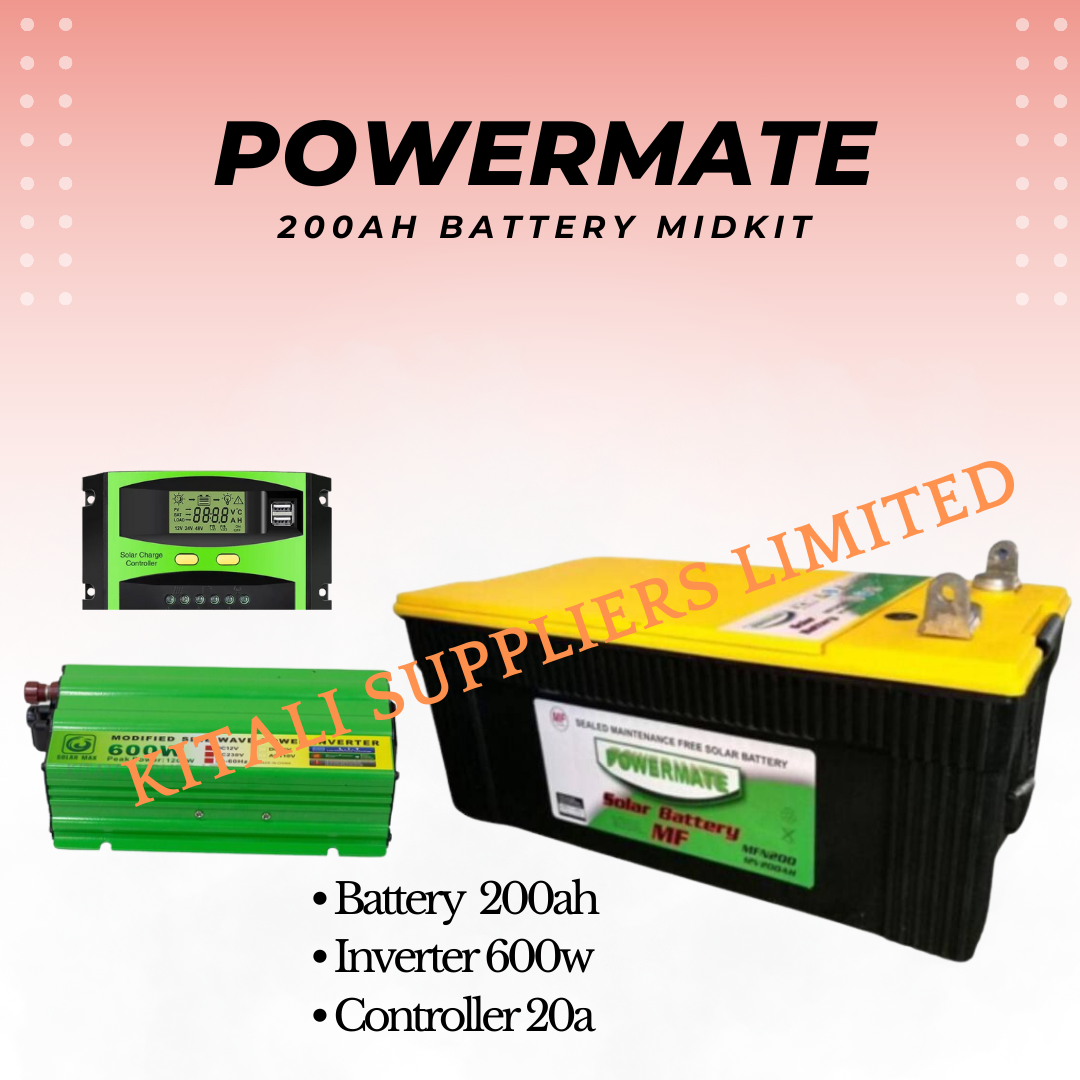 Powermate 200ah battery midkit