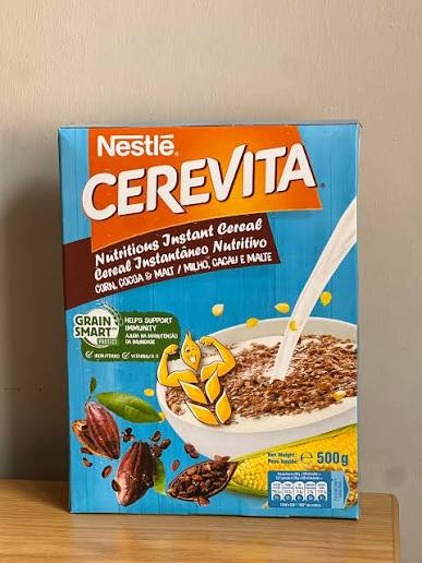 Nestle Cerevita corn,cocoa& Malt 25x 500G