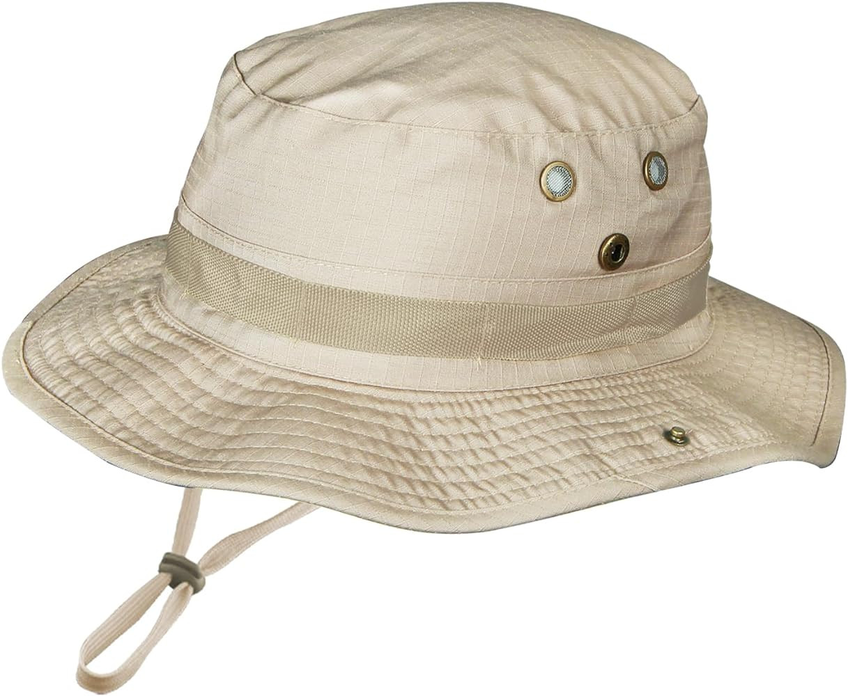 Boonie Hat Tactical Adjustable Boonie Hats for Men Women Hunting Fishing Outdoor Safari Sun