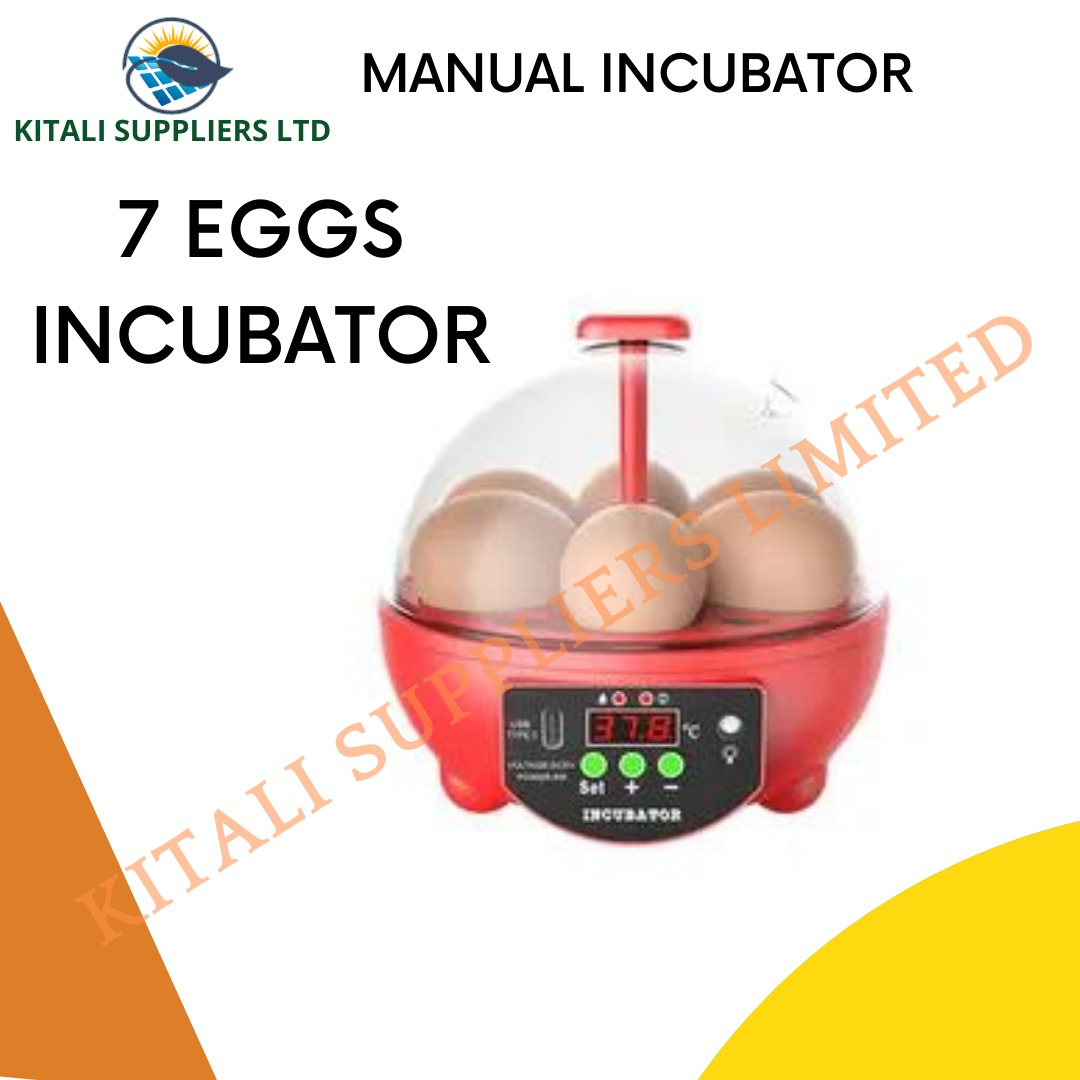 Manual Egg Incubator Chicken Hatcher 6 Red Manual
