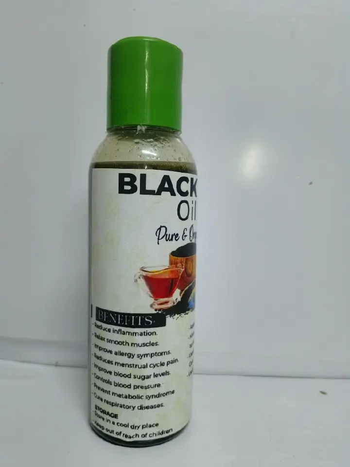 black seeds oil ( pure organic cold pressed oil )
