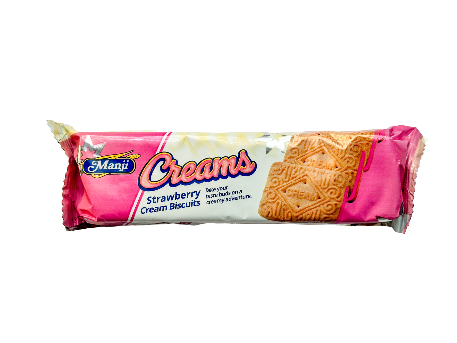 Manji Creams Strawberry Biscuits 78g
