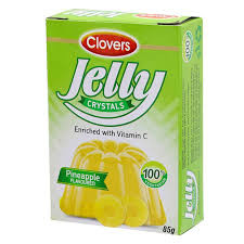 CLOVERS JELLY CRYSTALS PINEAPPLE 400G