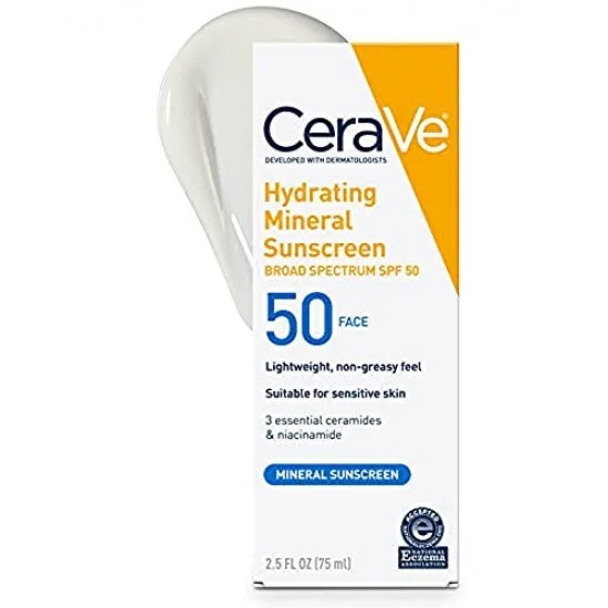 CERAVE HYDRATING MINERAL SUNSCREEN SPF 50 75ML