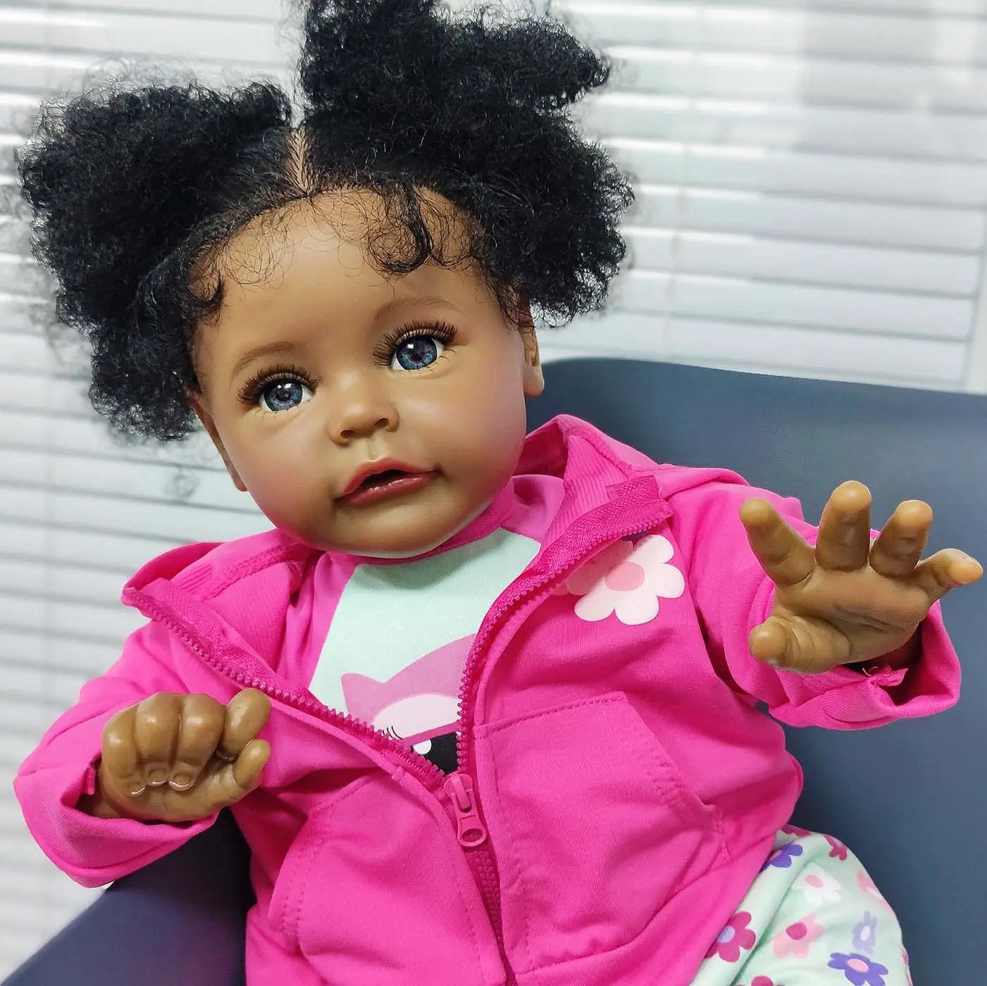 60CM Christmas Gift Set Bebe Reborn Em Silicone Menina Real Bonecas Baby Dolls Alive African American Dolls