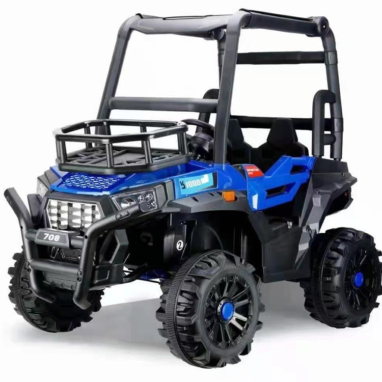 Children’s Electric 4×4 Buggy Dual Drive Riding Car Blue