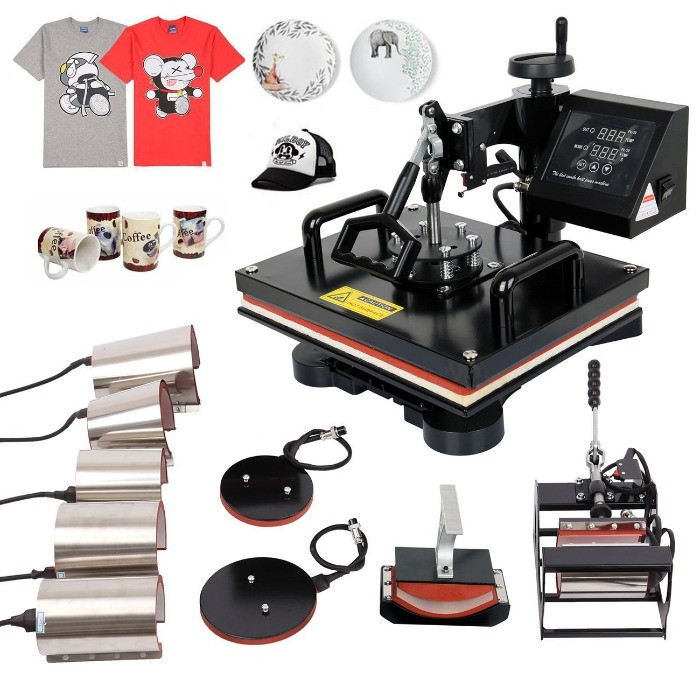 10 In 1 Heat Press Machine Sublimation Printer shoe Transfer Machine Heat Press For Mug T-shirt Shoe Bottle Pen Football