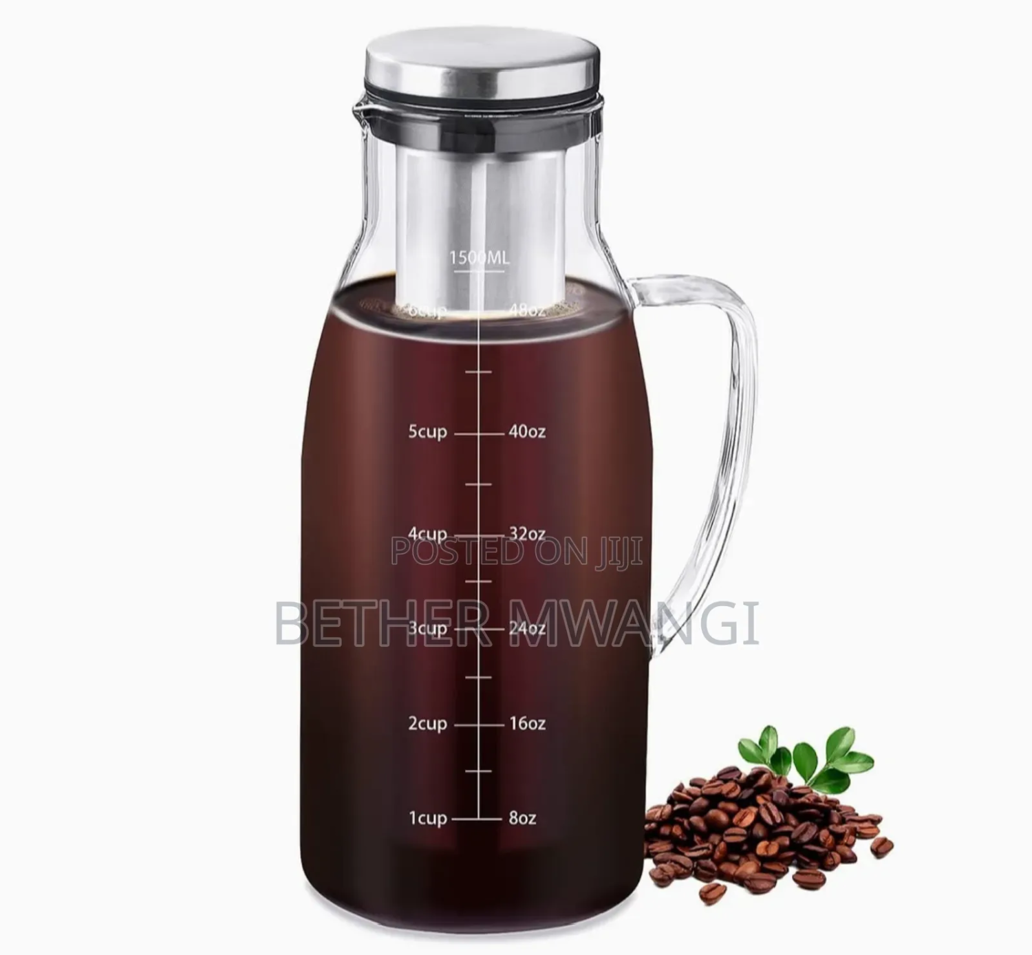 Cold Brew Coffee Maker With Airtight Lid
