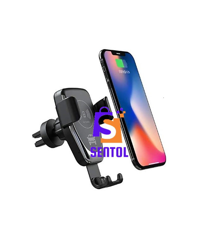 All Metal Vidvie HC1506 Wireless Car Charger Phone Holder with Air Vent Clip