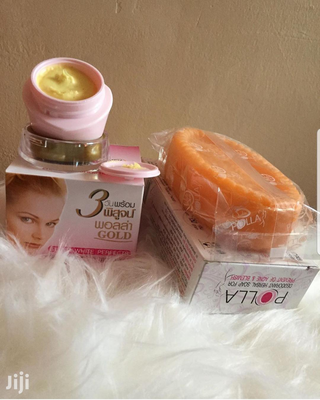 Polla Gold Anti Acne And Anti Melasma Cream And Soap
