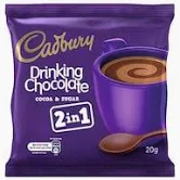 Cadbury Drinking Chocolate Sachet 20G-10Dz