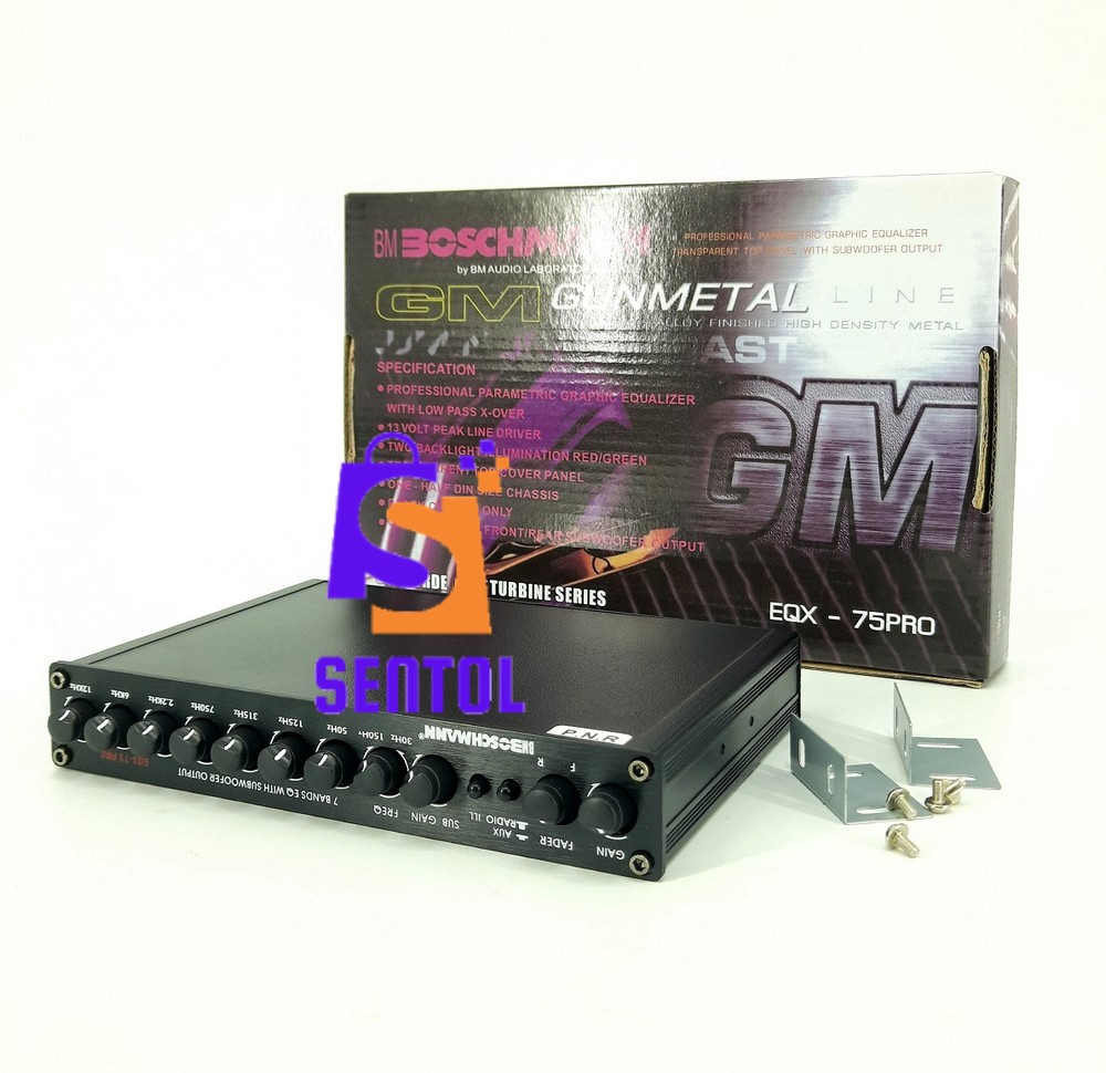 Boschmann EQX - 75 Pro 7 Band Parametric Equalizer