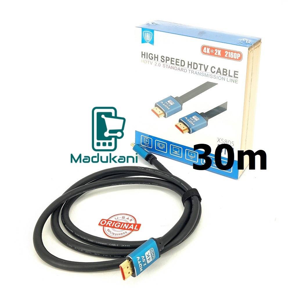 30m Premium High Speed 4K HDMI to HDMI Cable