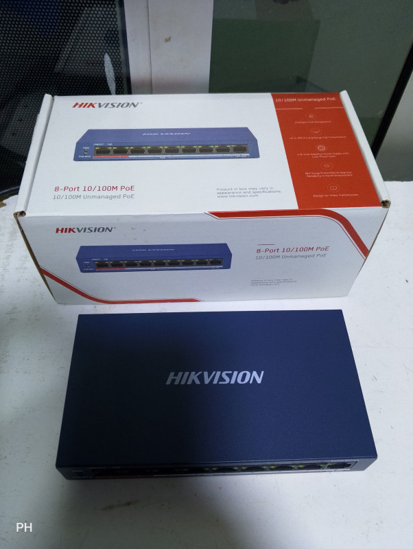 Hikvision 8 port poe switch