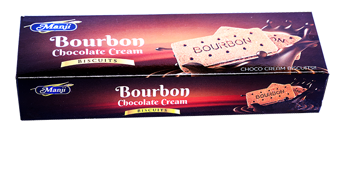 Manji Sandwich Cream Biscuits - Bourbon 200g