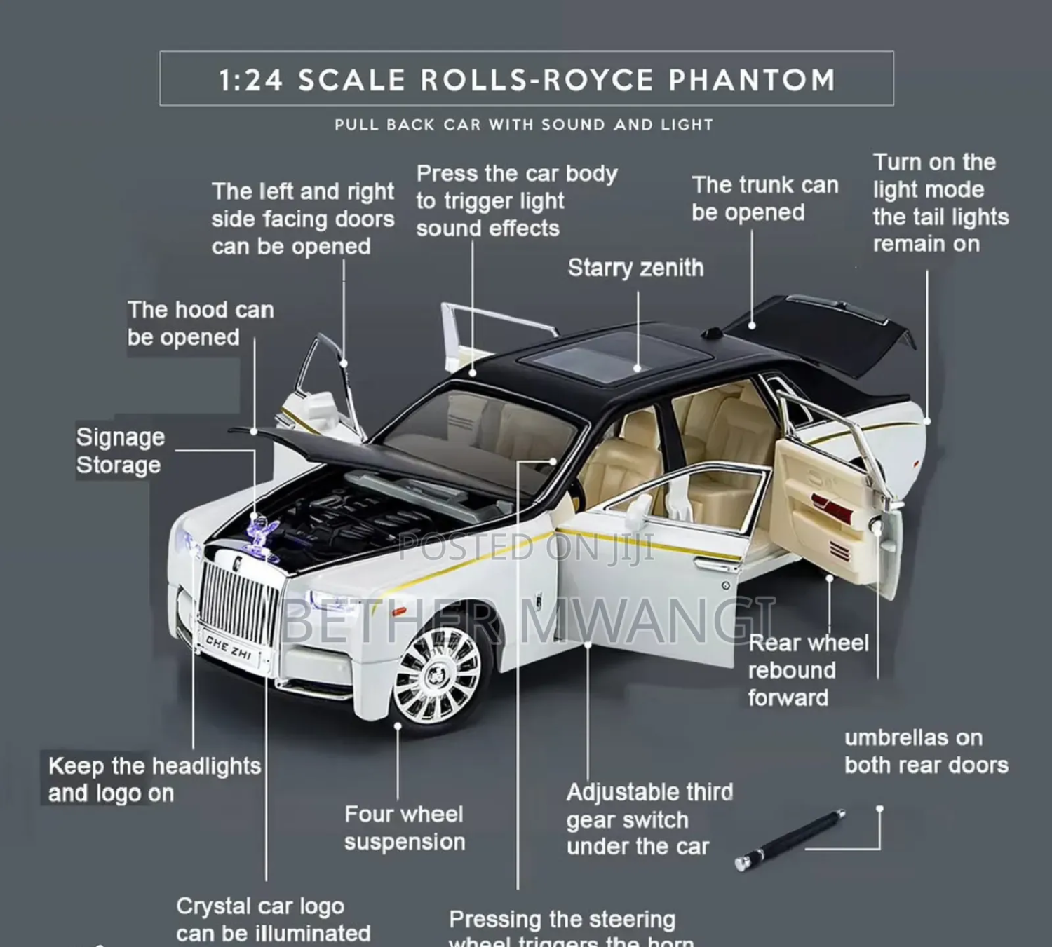 Rolls-Royce Phantom Die Cast Car