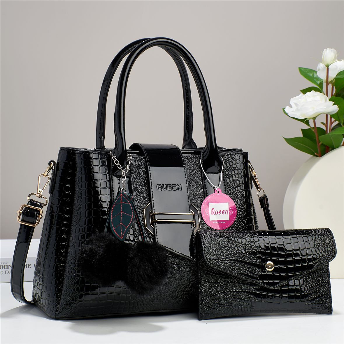 Elegant medium Classy 2in1 Handbag