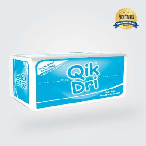 Qikdri white hand paper towels 12s CTNs