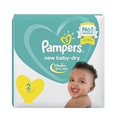 Pampers Baby Dry Size 2 Mini 3-6Kg 32 Pieces