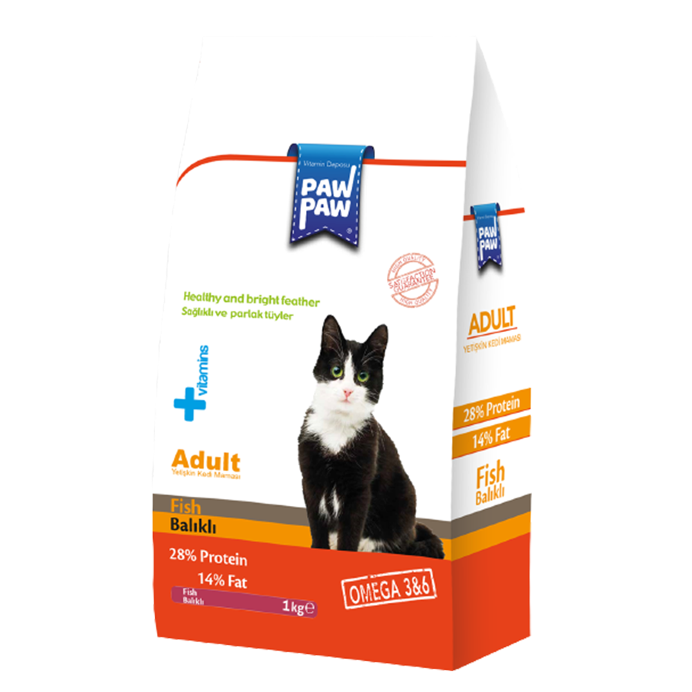 Pawpaw Adult Cat Food Fish 7kg