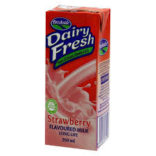 Brookside Dairy Fresh strawberry  Flavoured Milk 250ml - Long Life