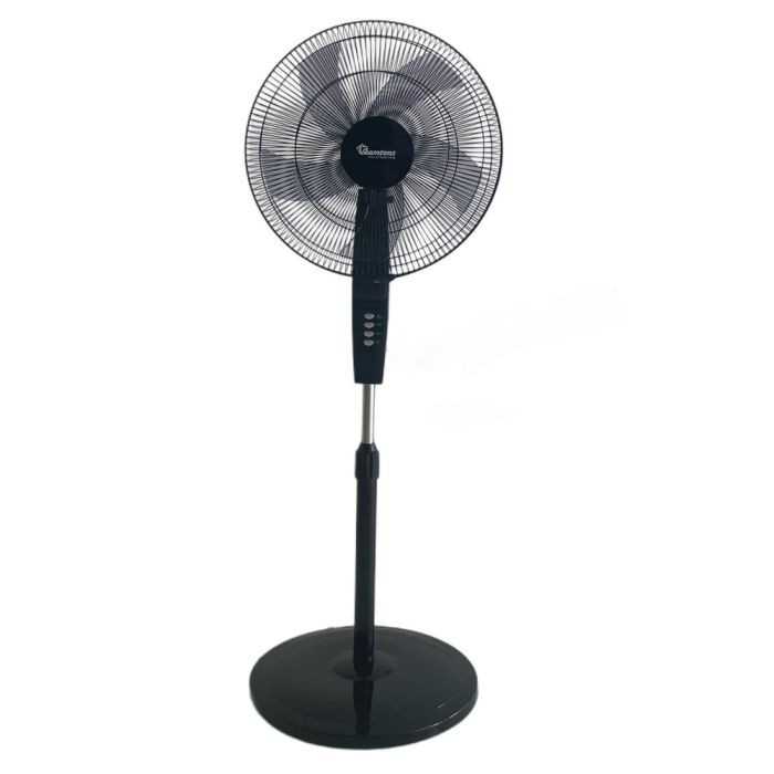 RAMTONS BLACK STAND FAN , WITH REMOTE - RM/757