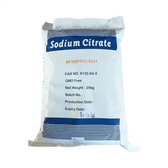 Sodium Citrate- Tri Sodium Citrate Dihydrate BP 25kg