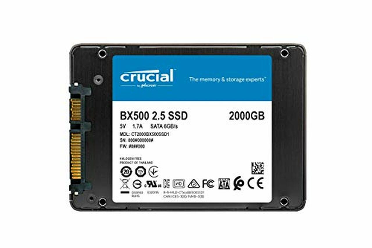 CRUCIAL BX500 2.5" SATA INTERNAL SSD 2TB