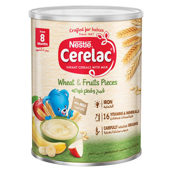 Nestle' Cerelac Wheat +3Fruits BIB 400g