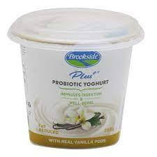 BROOKSIDE PROBIOTIC FRUIT CUP YOGHURT VANILLA 250G