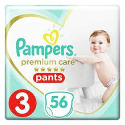 Pampers Premium Care Pants Midi 2*56 Size 3