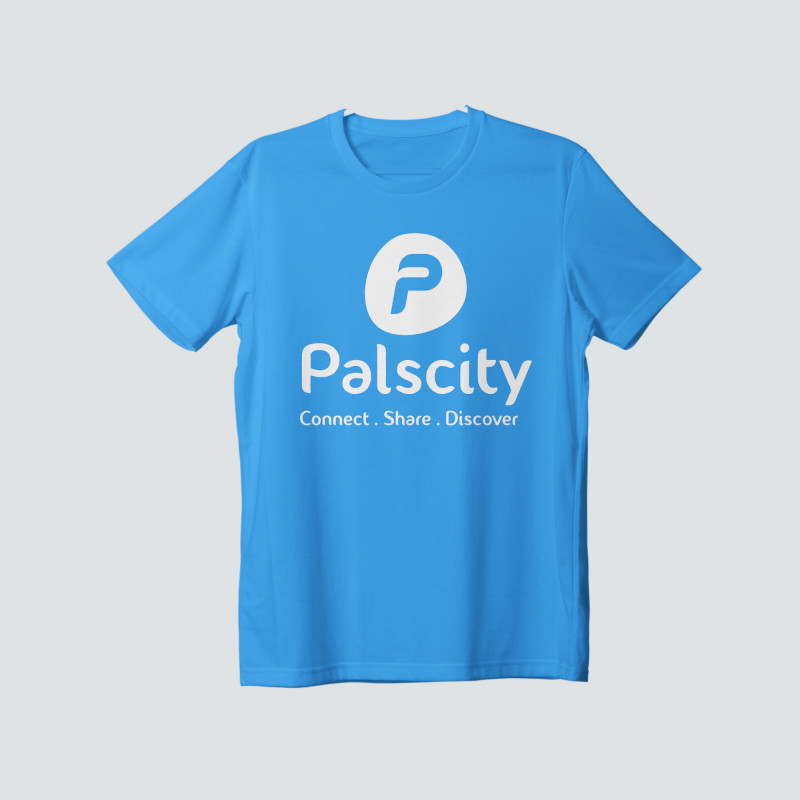 Palscity Unisex  Round Neck Short Sleeve T- shirt
