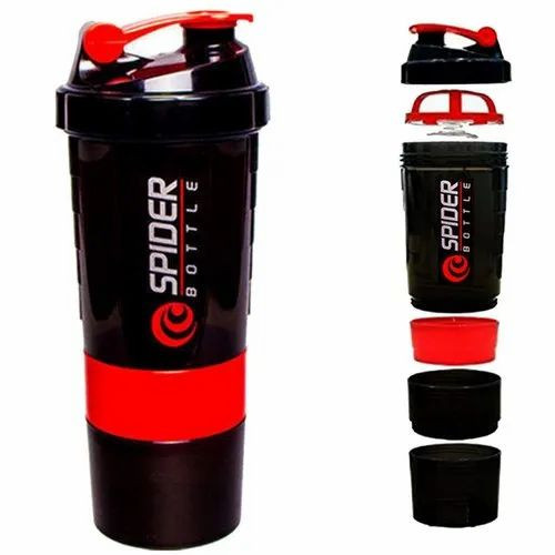 Spider protein shaker Leakproof Premium travel bottle, water bottle 550ml Bred